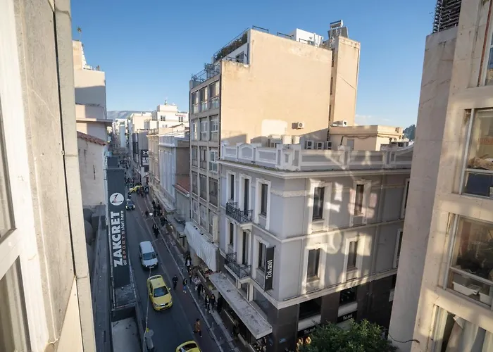 Monastiraki Metro Station Studio For 4 Persons